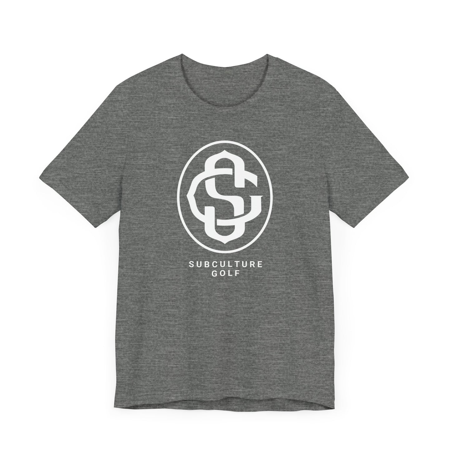 Monogram on Tee (White)