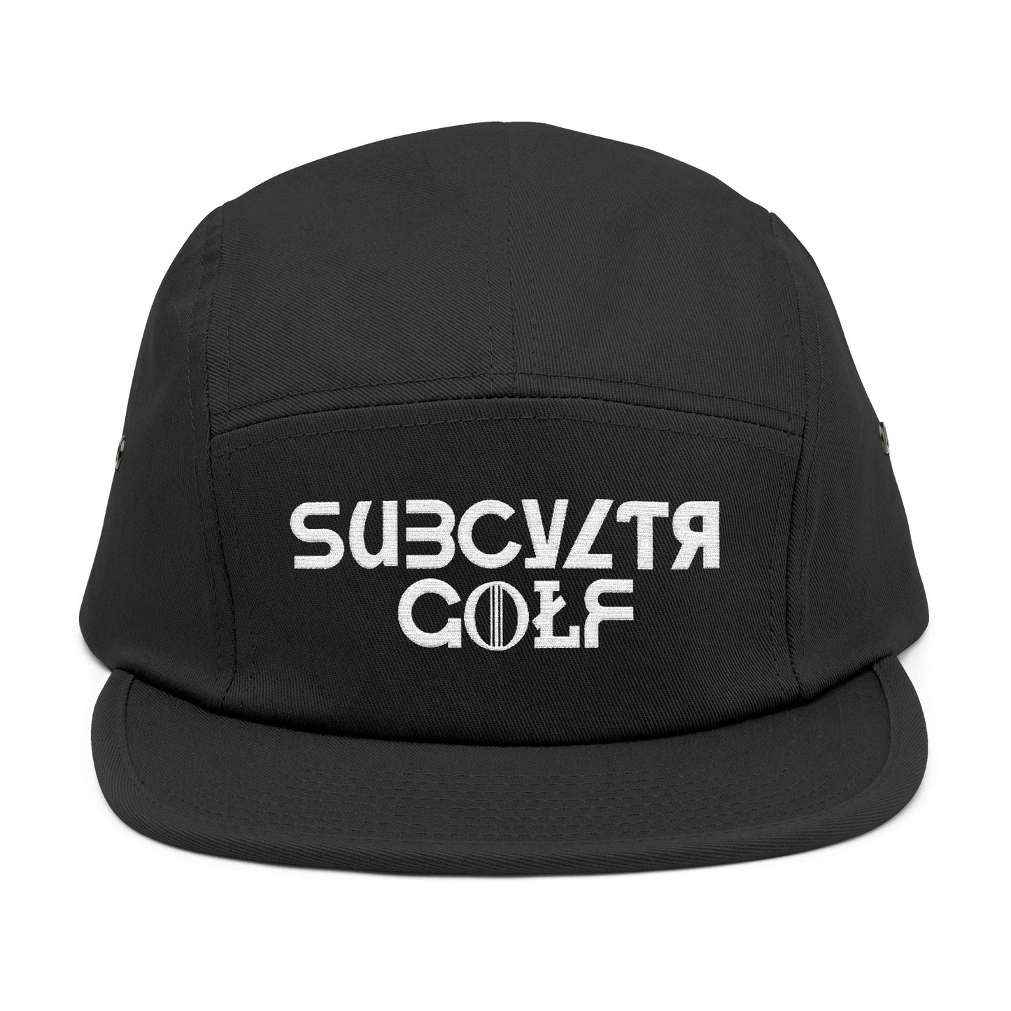 5 Panel Cap - Subcyltr Golf Hat (White Logo)