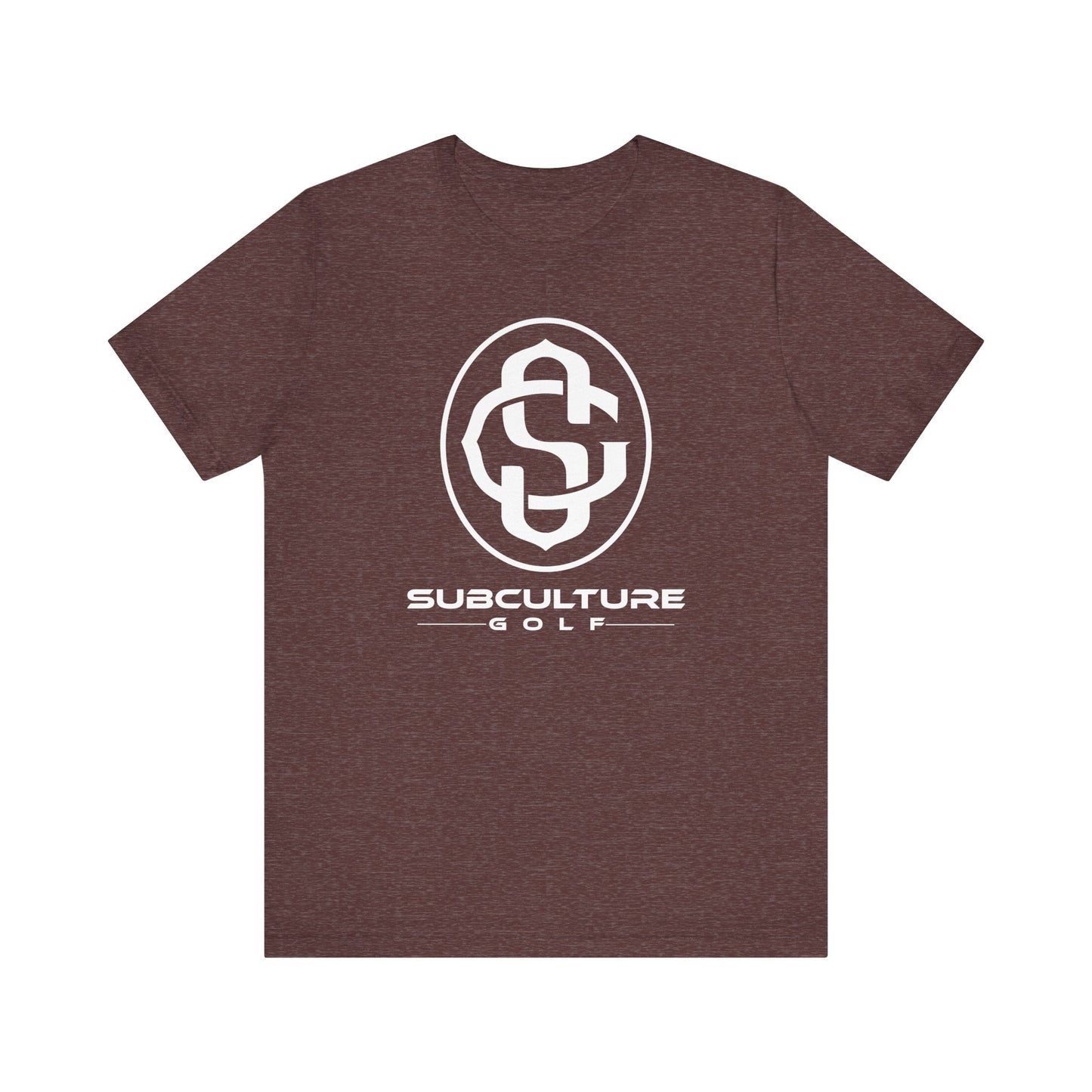 Monogram on Tee (White)