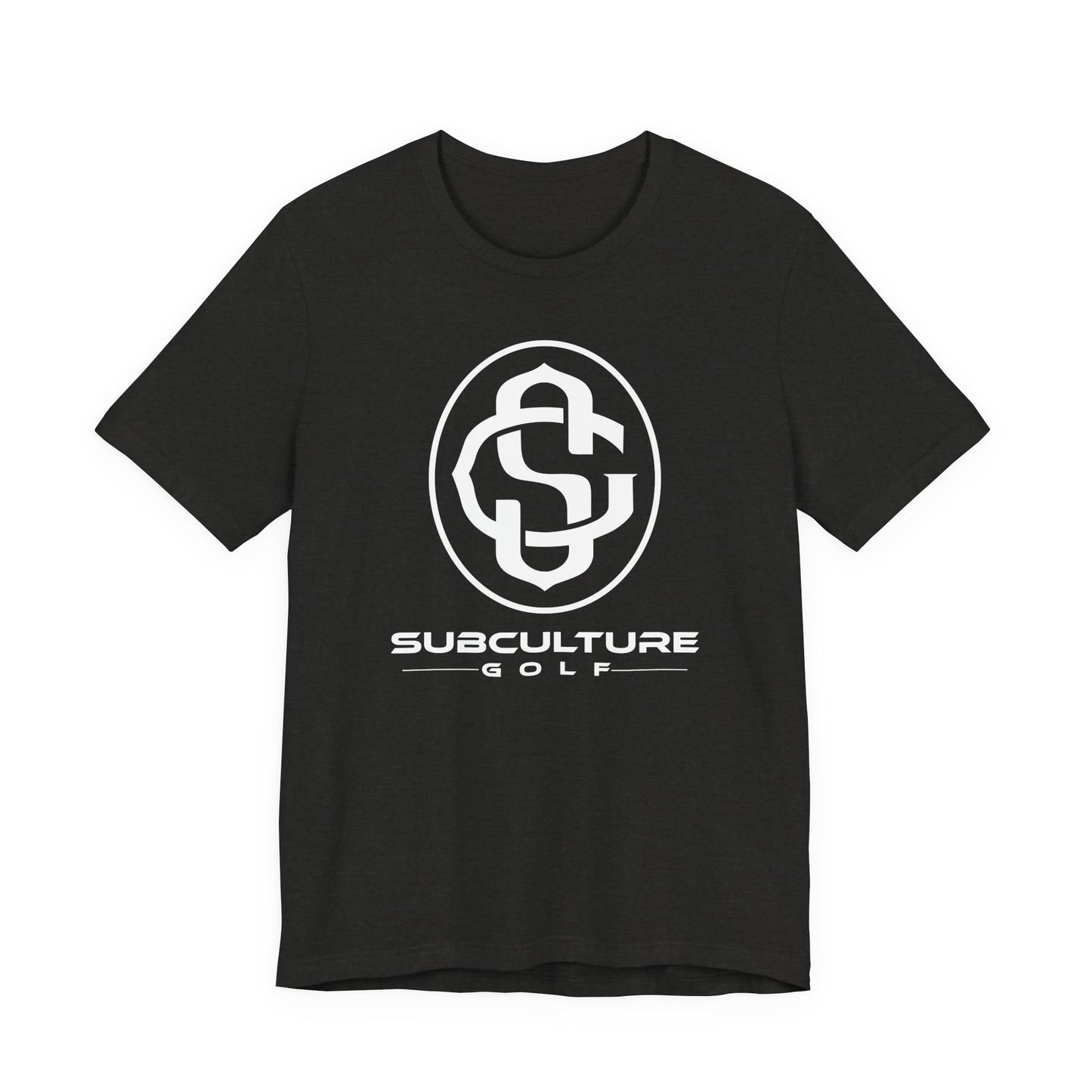 Monogram on Tee (White)