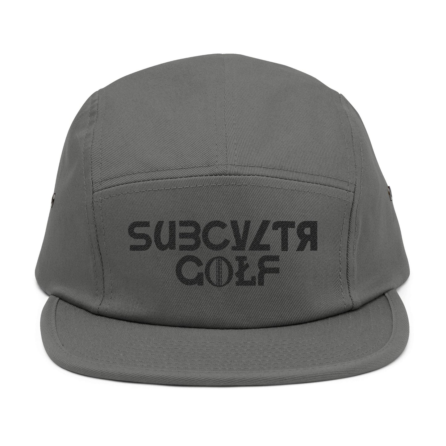 5 Panel Cap - Subcyltr Golf Hat (Black Logo)