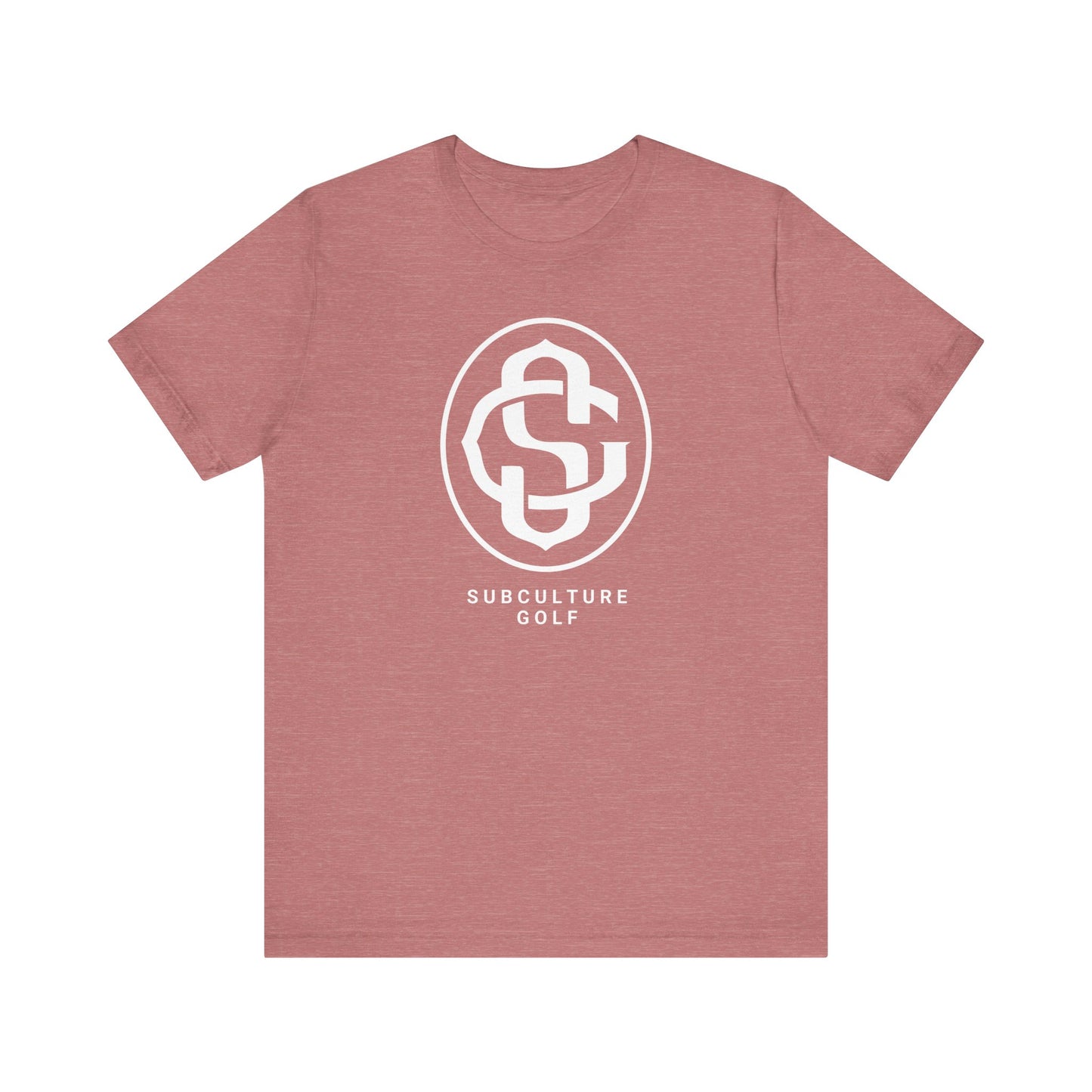 Monogram on Tee (White)