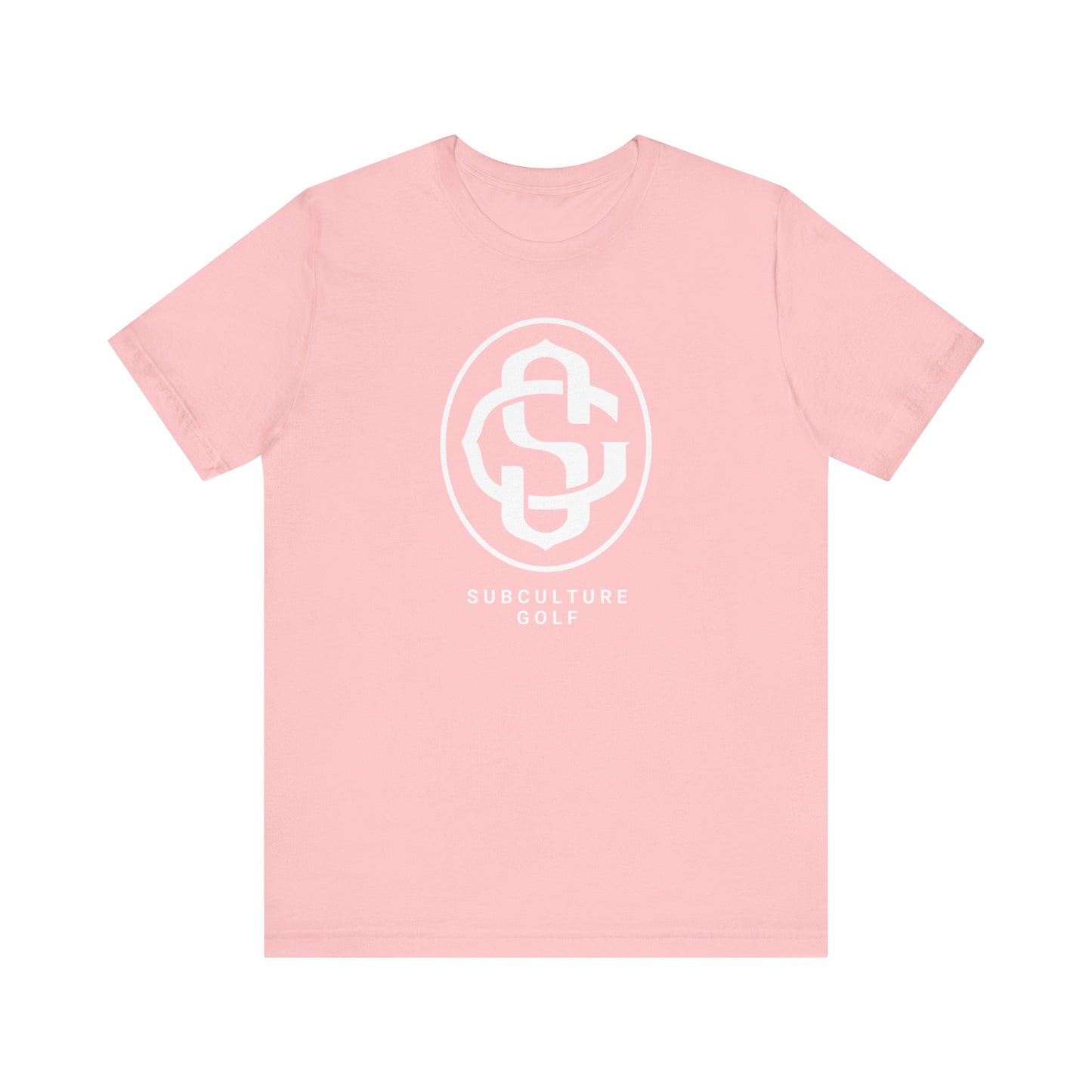 Monogram on Tee (White)