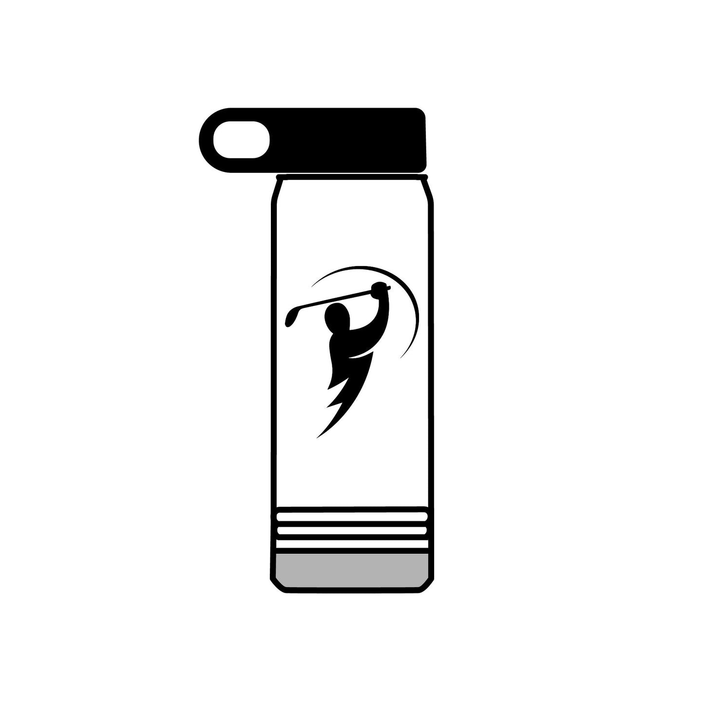 Subculture Branded Golf Enthusiast Water Bottle - 20oz