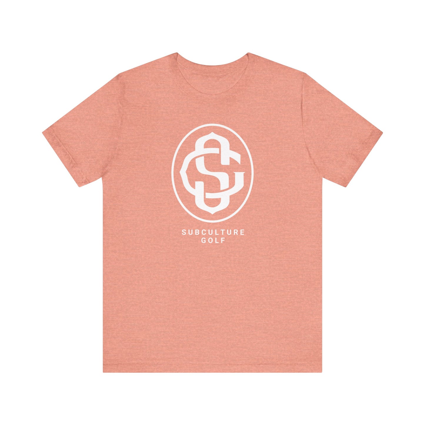 Monogram on Tee (White)