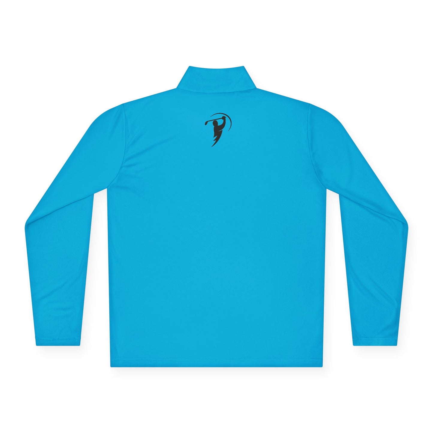 Monogram on 1/4-Zip (Black Logo) - Mens
