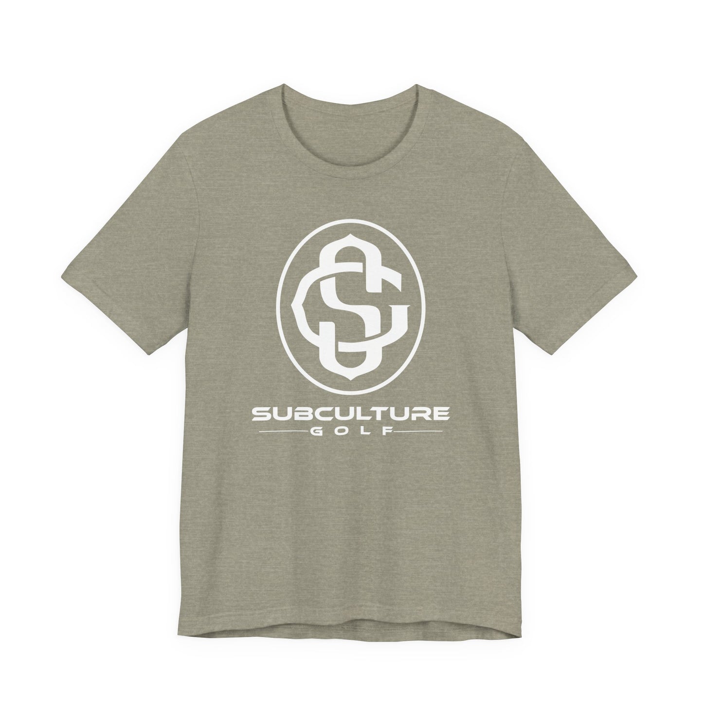 Monogram on Tee (White)