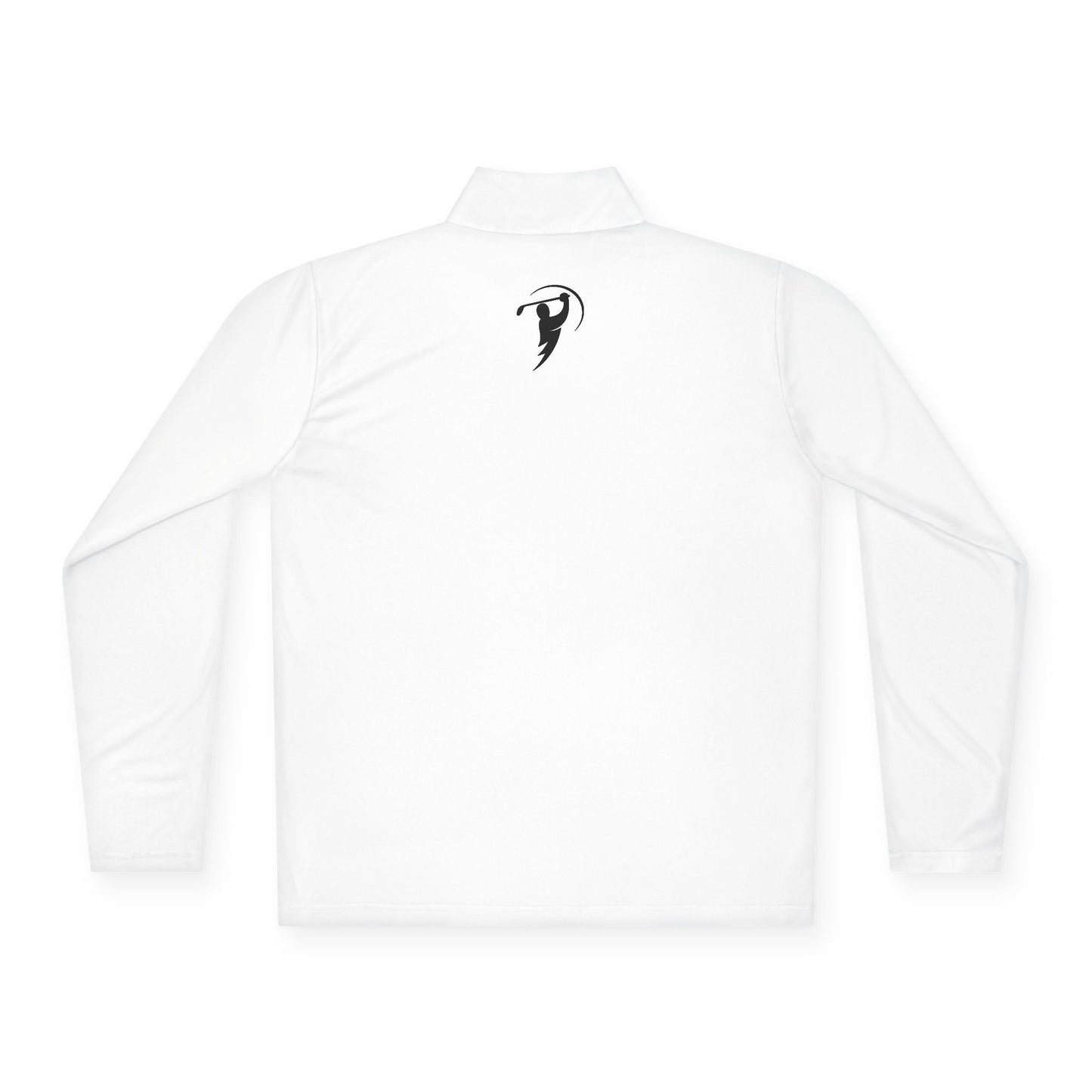 Monogram on 1/4-Zip (Black Logo) - Mens