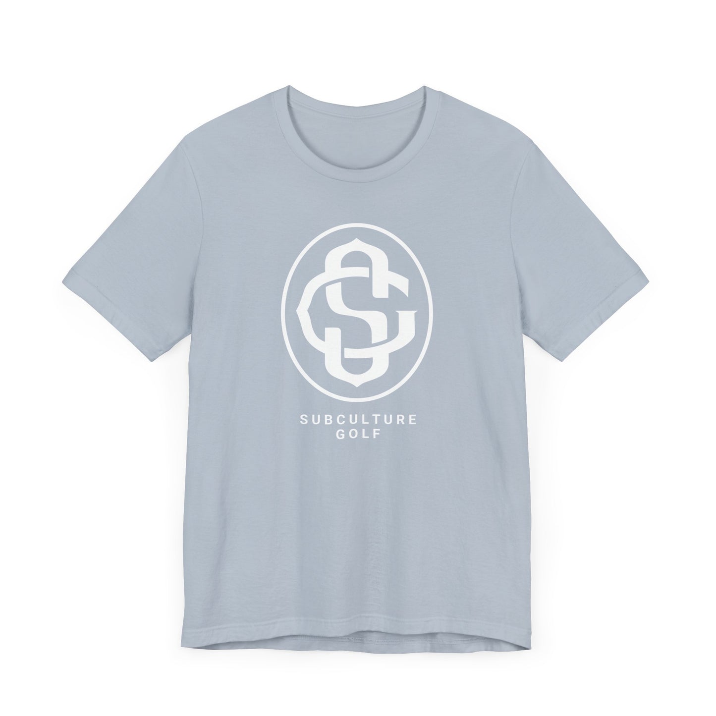 Monogram on Tee (White)