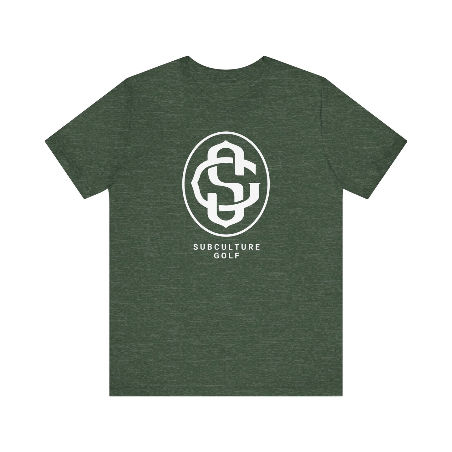 Monogram on Tee (White)