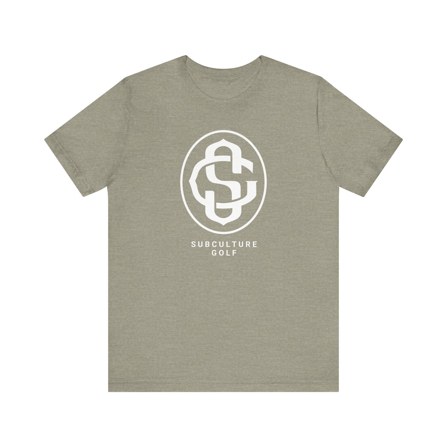 Monogram on Tee (White)