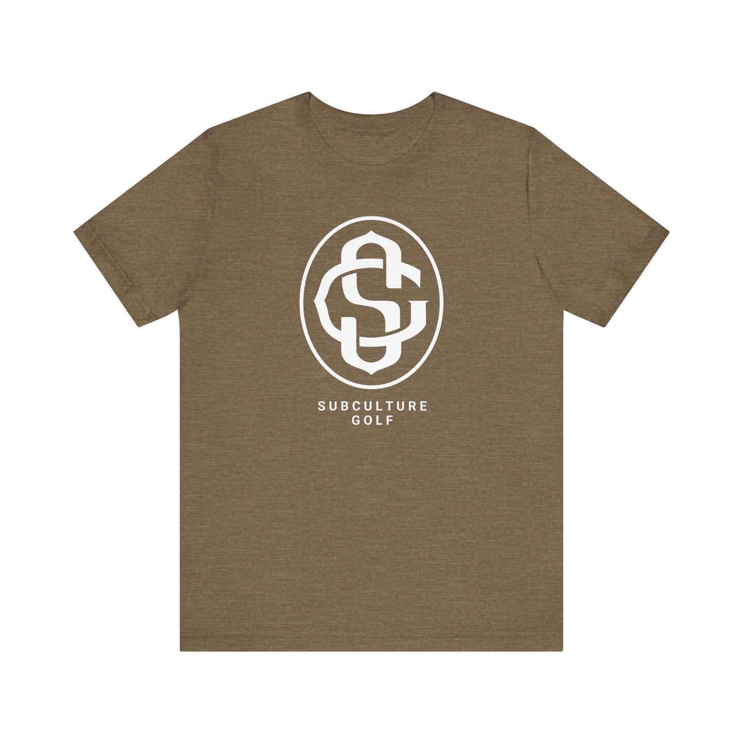 Monogram on Tee (White)