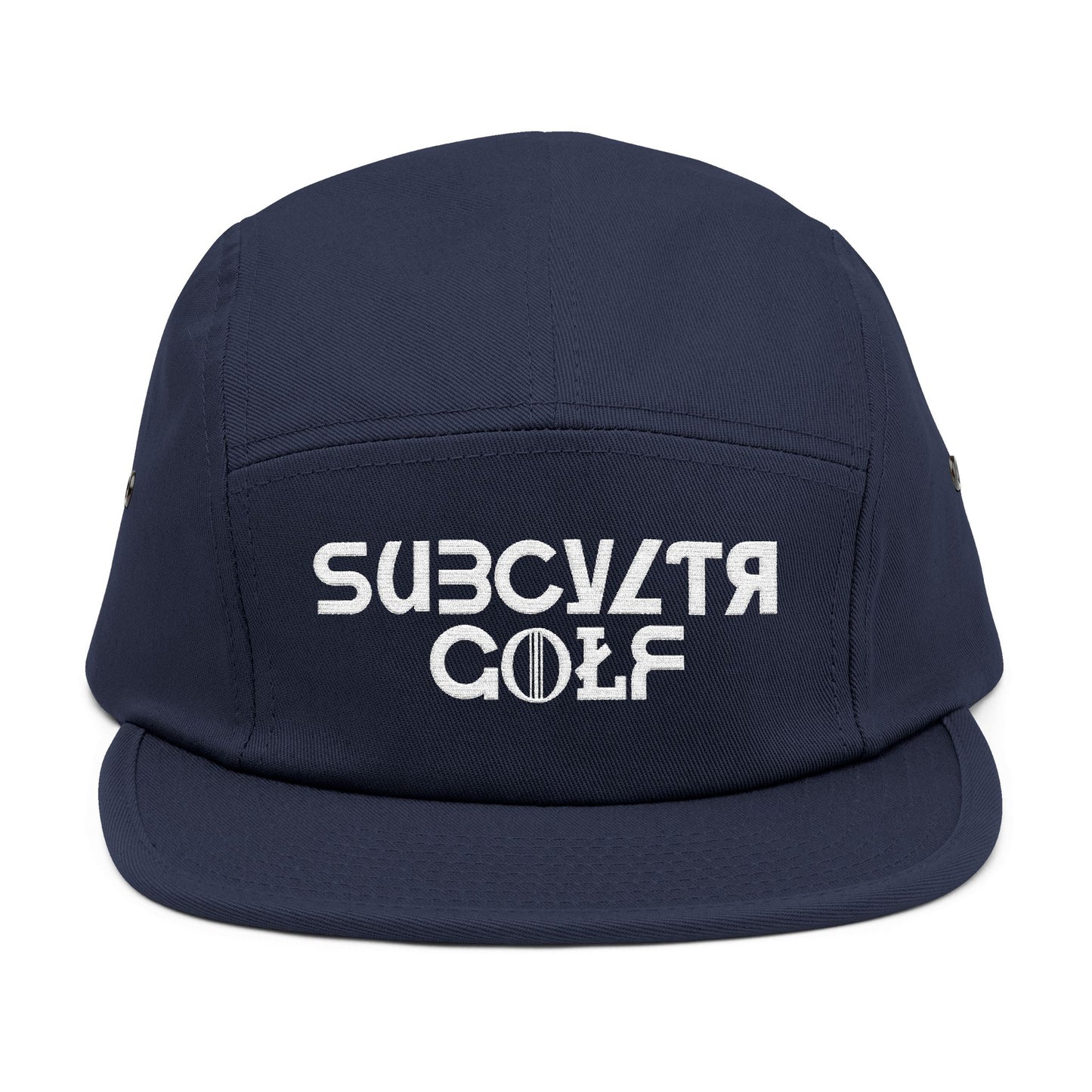 5 Panel Cap - Subcyltr Golf Hat (White Logo)