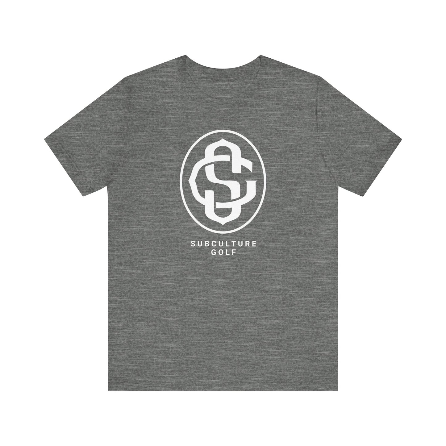Monogram on Tee (White)