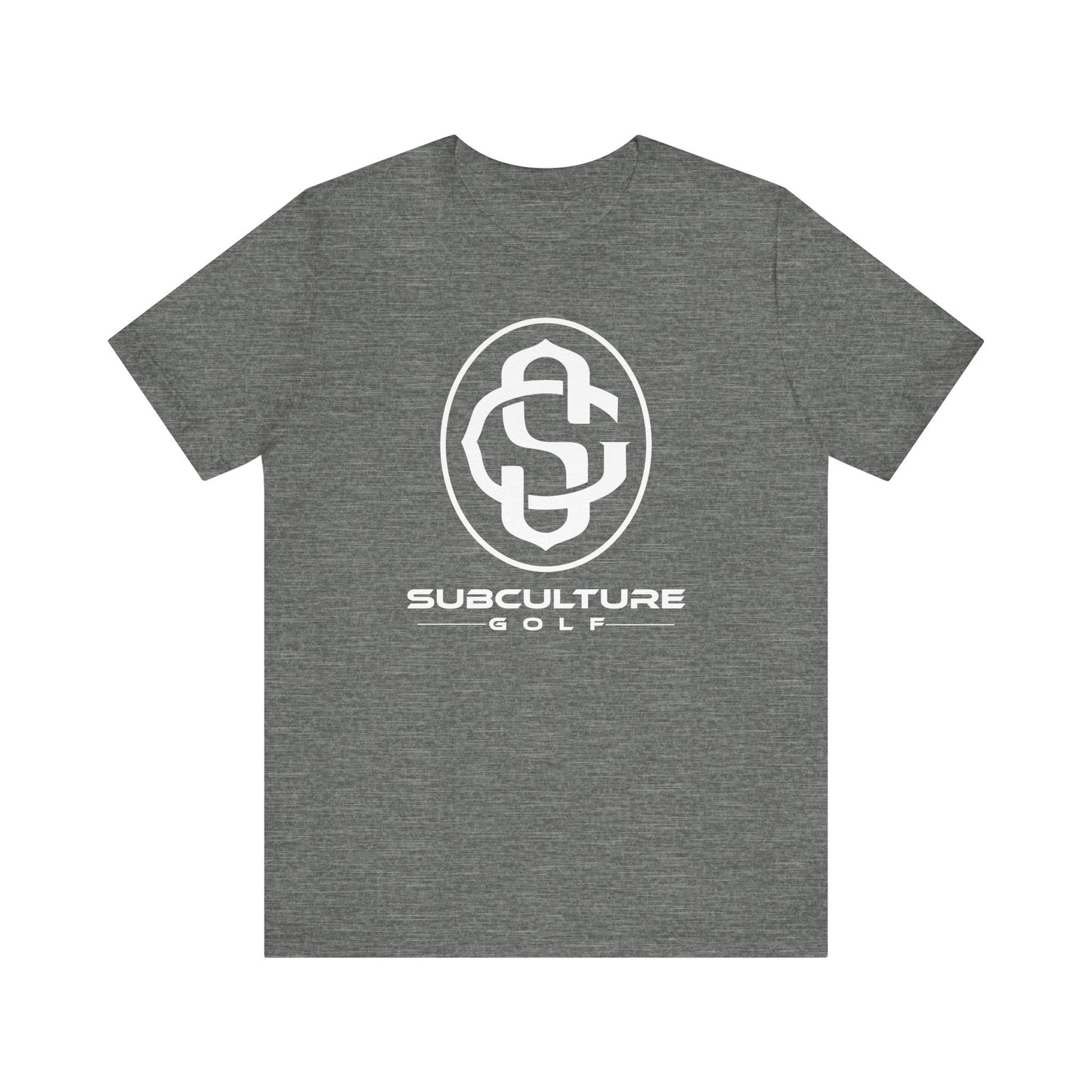 Monogram on Tee (White)