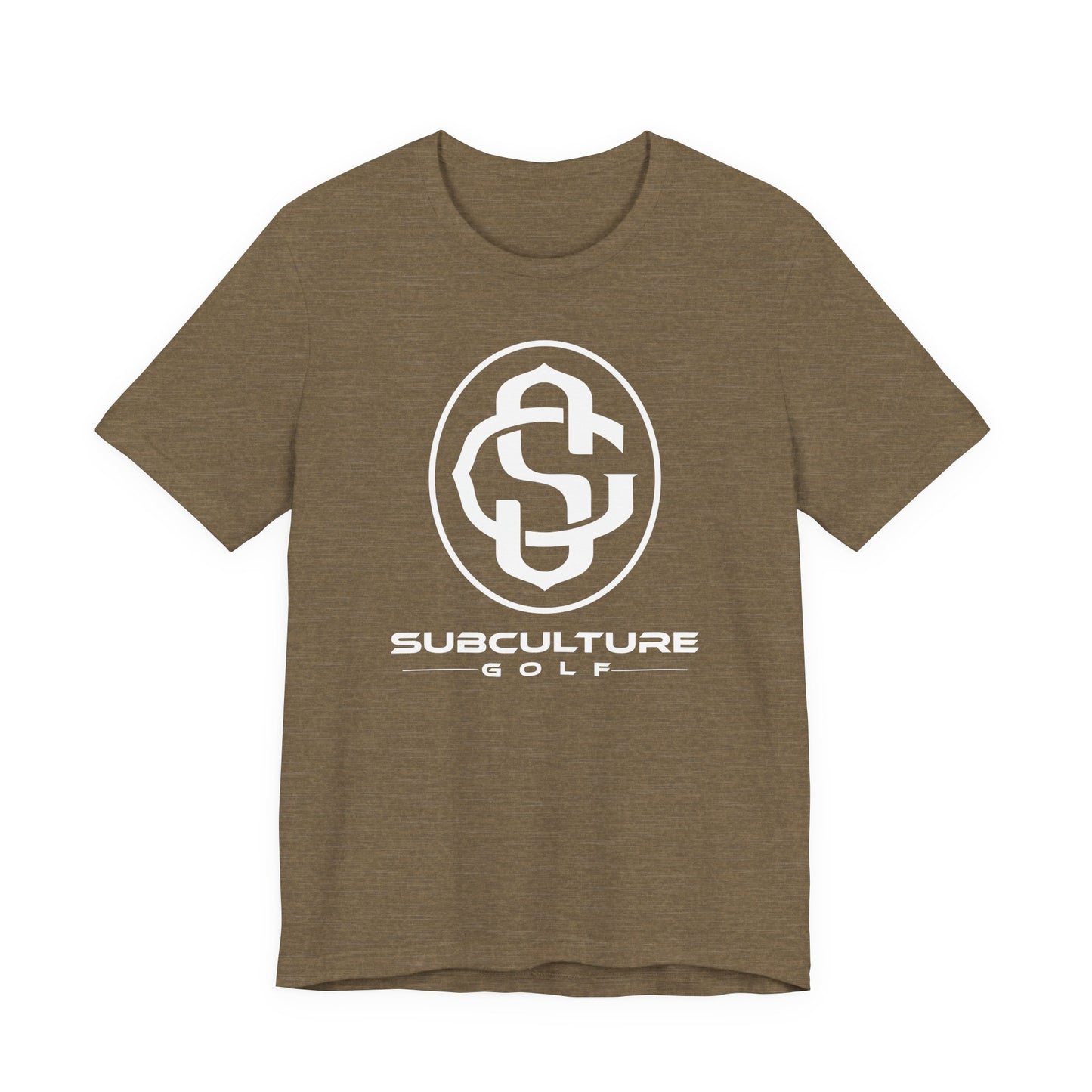 Monogram on Tee (White)