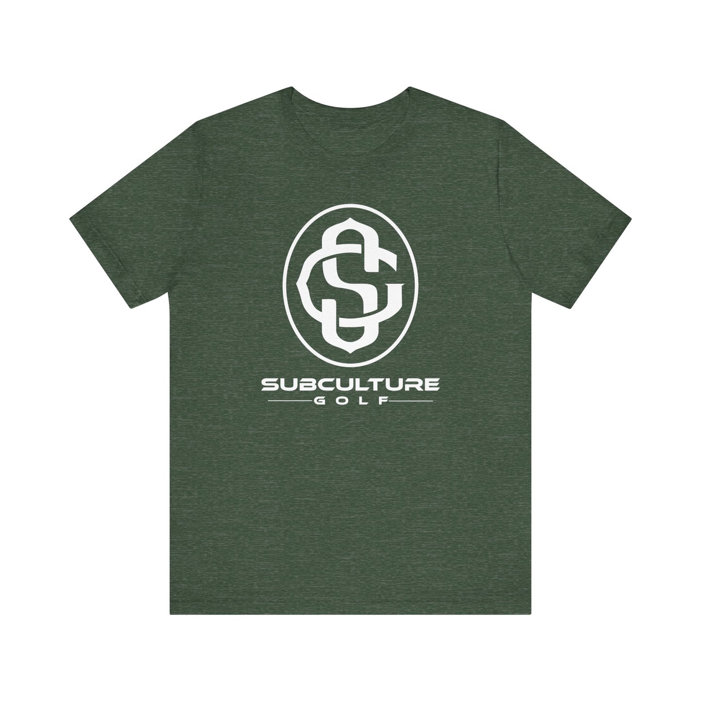 Monogram on Tee (White)