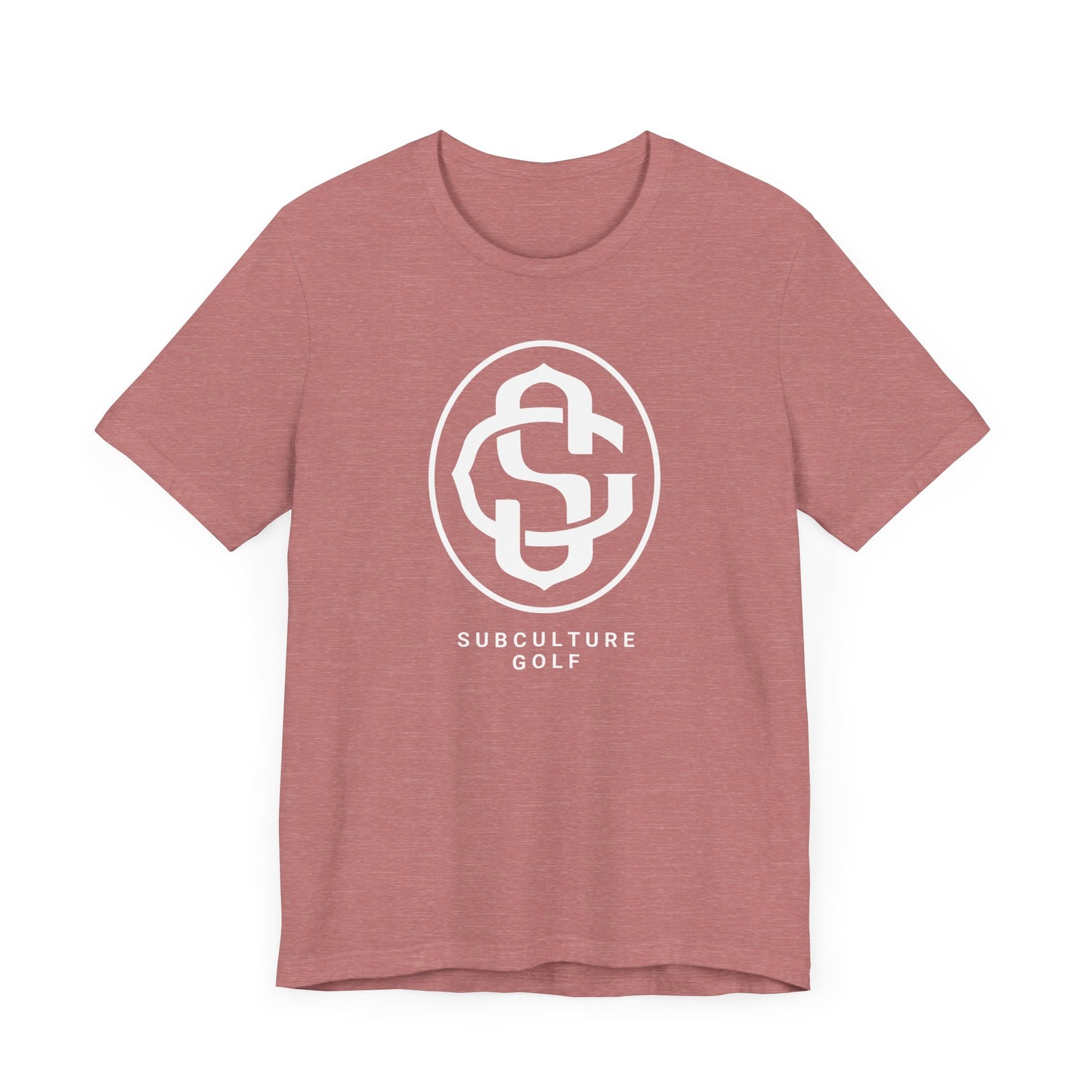 Monogram on Tee (White)