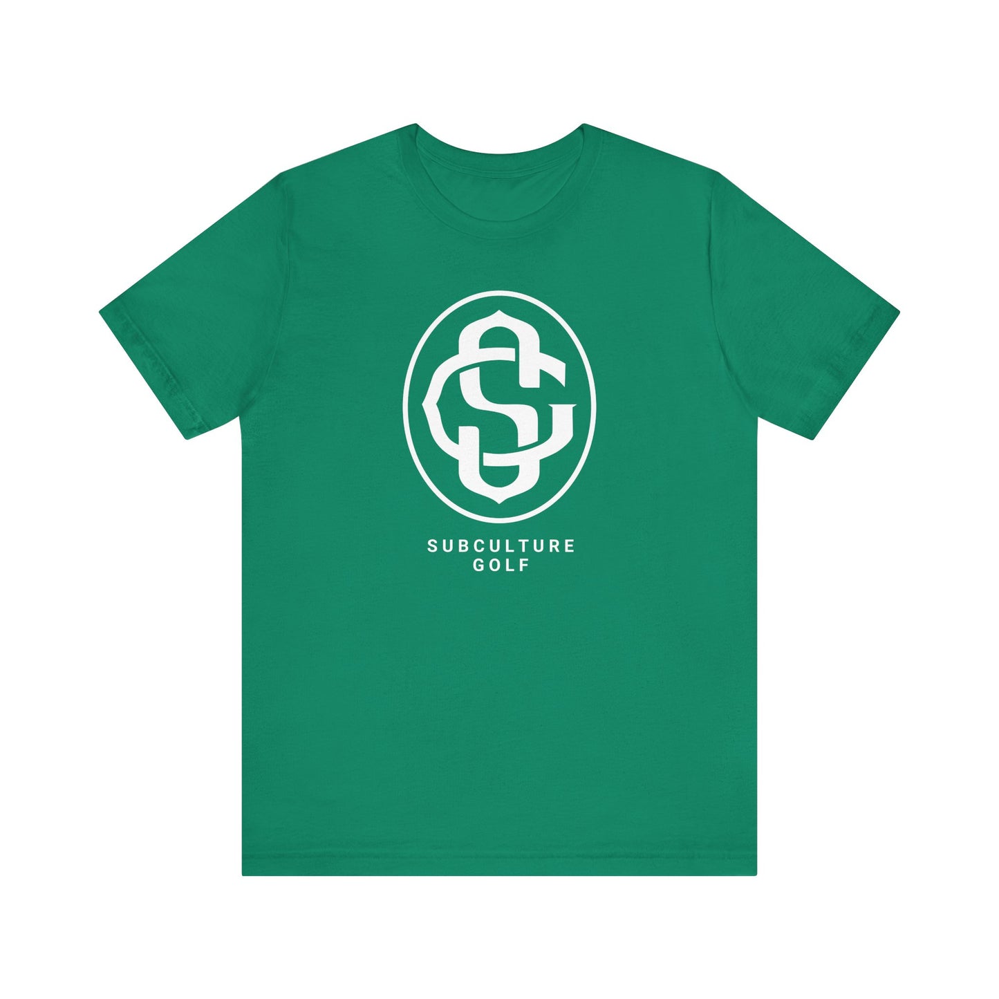Monogram on Tee (White)