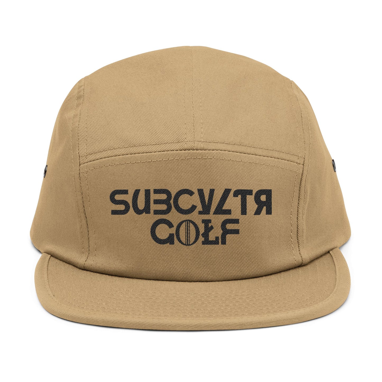 5 Panel Cap - Subcyltr Golf Hat (Black Logo)