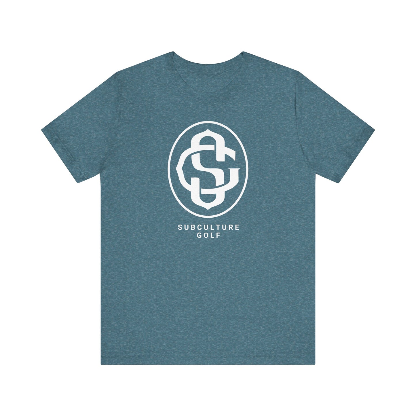 Monogram on Tee (White)