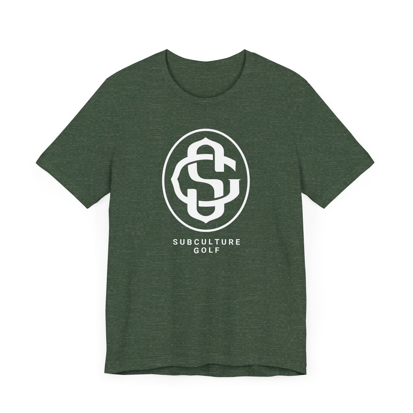 Monogram on Tee (White)