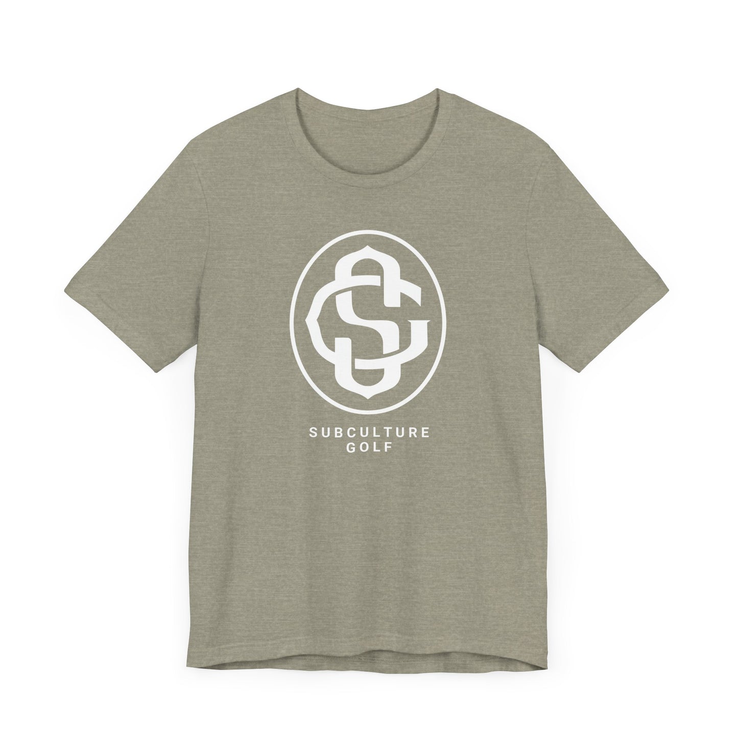 Monogram on Tee (White)