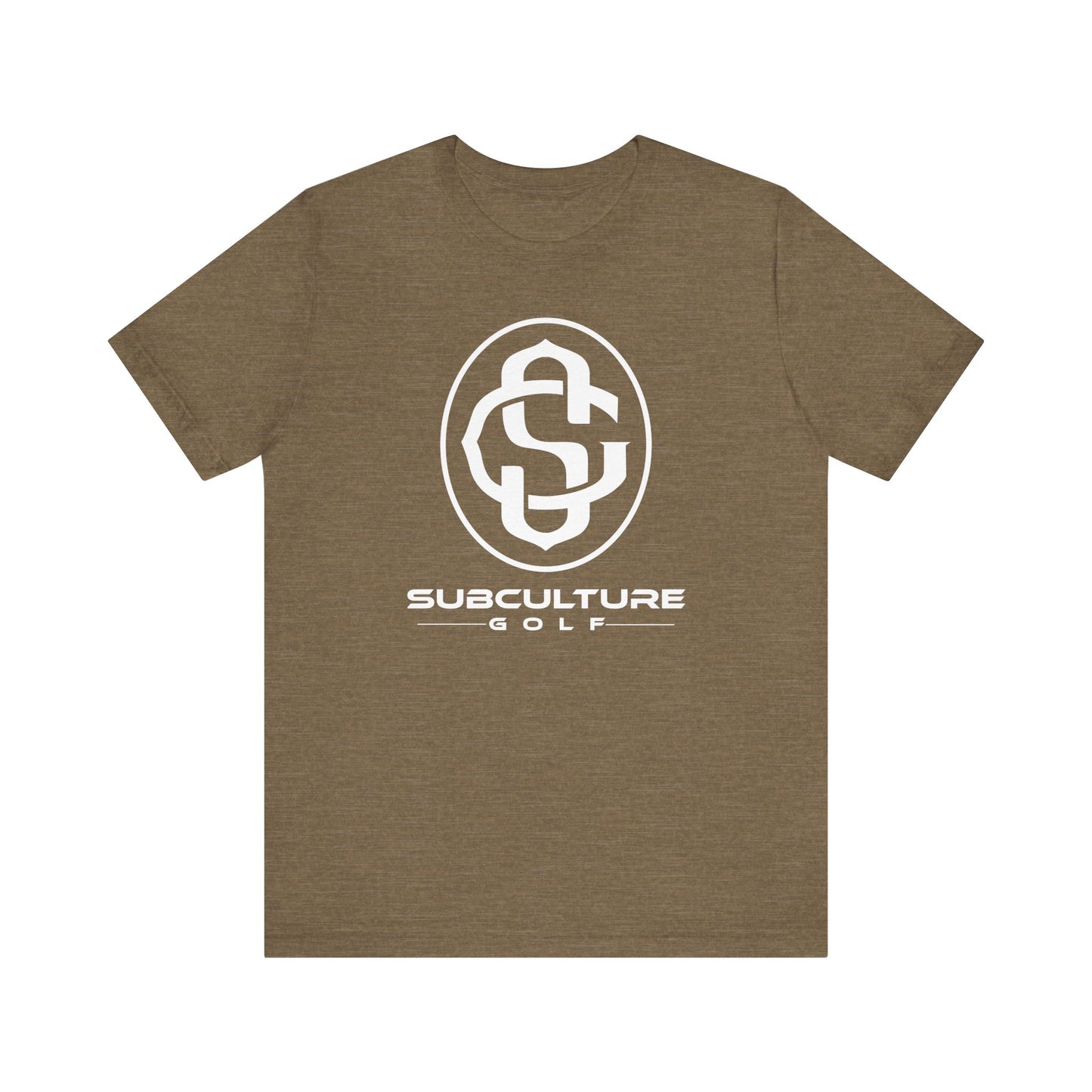 Monogram on Tee (White)