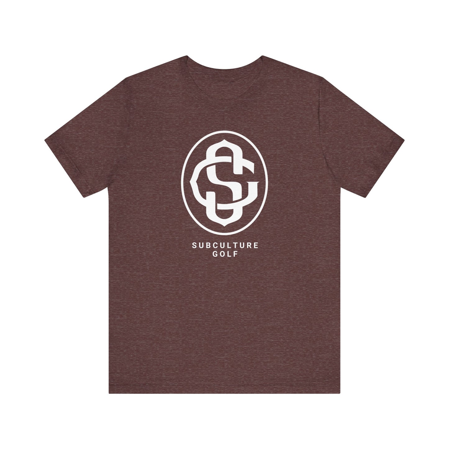 Monogram on Tee (White)