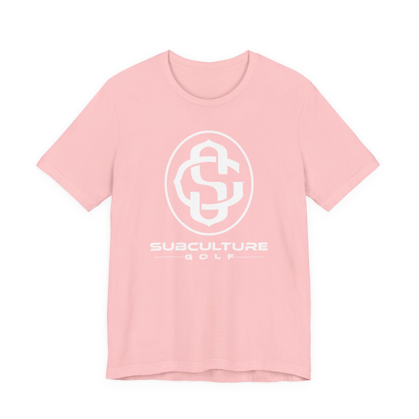 Monogram on Tee (White)