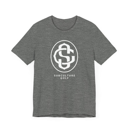 Monogram on Tee (White)