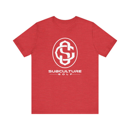 Monogram on Tee (White)