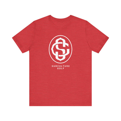 Monogram on Tee (White)