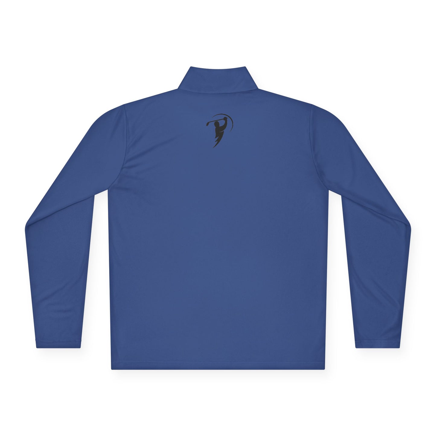 Monogram on  1/4-Zip (Black Logo) - Mens