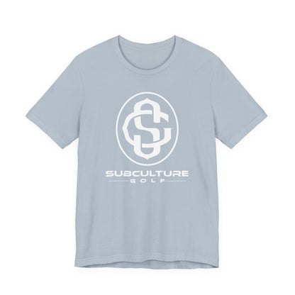 Monogram on Tee (White)
