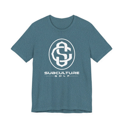 Monogram on Tee (White)