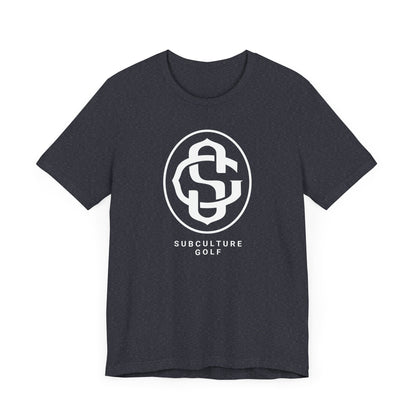 Monogram on Tee (White)