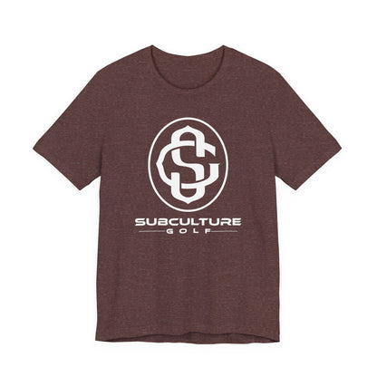 Monogram on Tee (White)