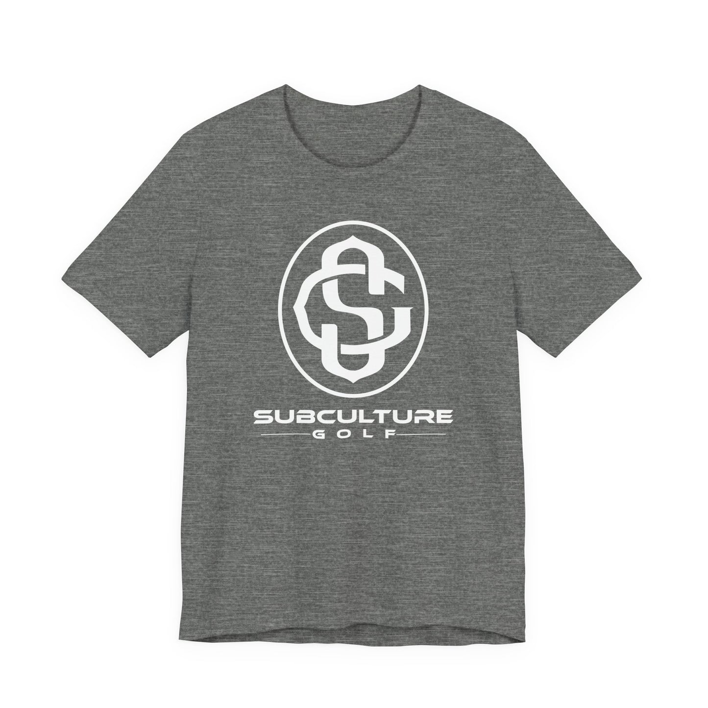 Monogram on Tee (White)