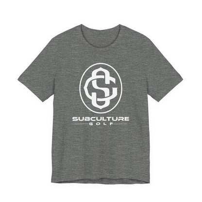 Monogram on Tee (White)