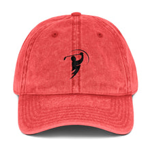 Vintage Embroidered Cap - Bolty on Front / Monogram on Back (Black)