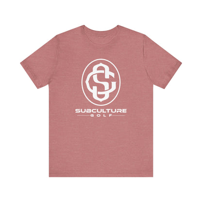 Monogram on Tee (White)