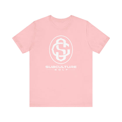 Monogram on Tee (White)