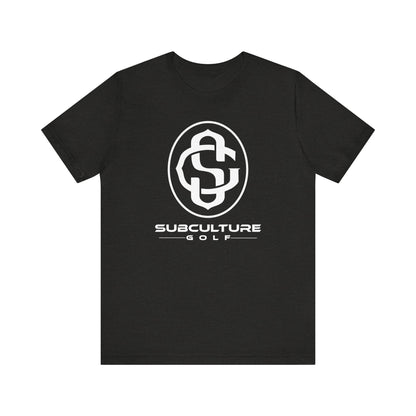 Monogram on Tee (White)