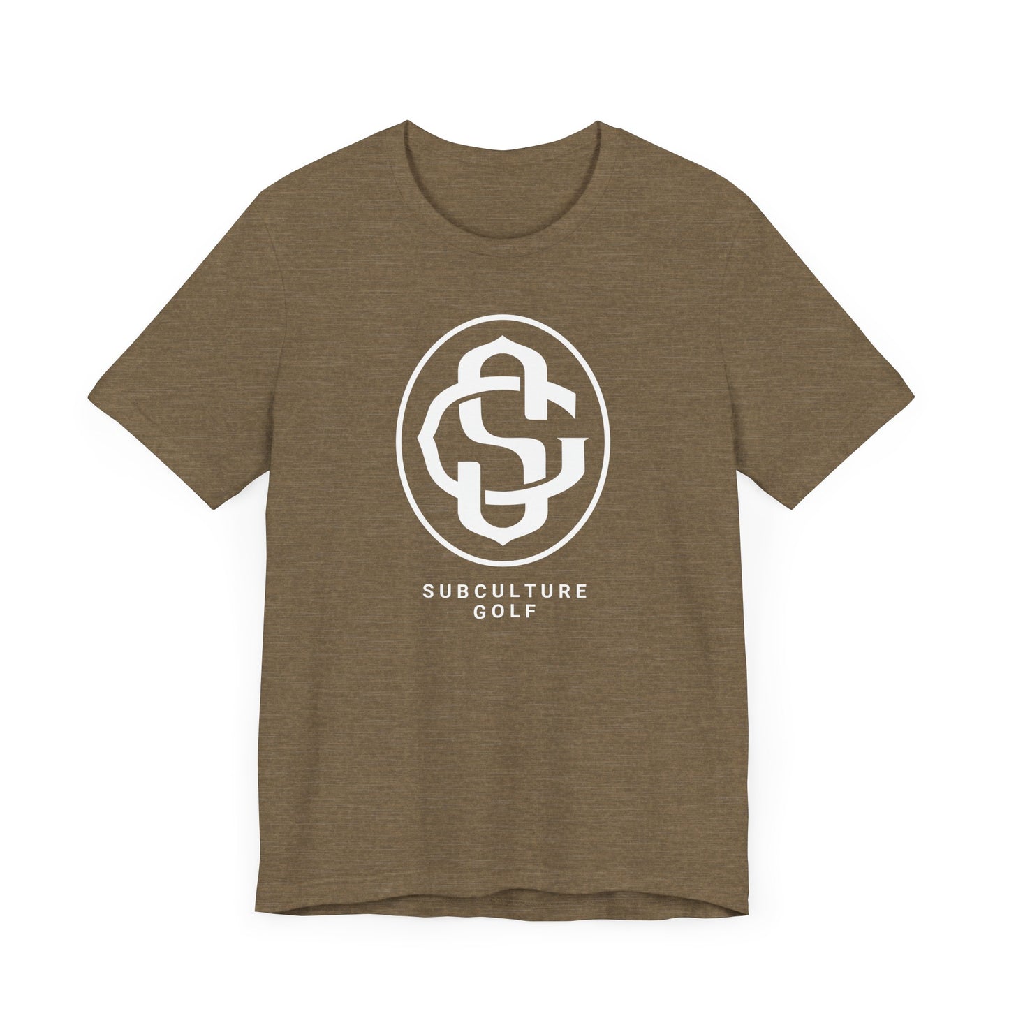 Monogram on Tee (White)