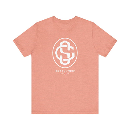 Monogram on Tee (White)