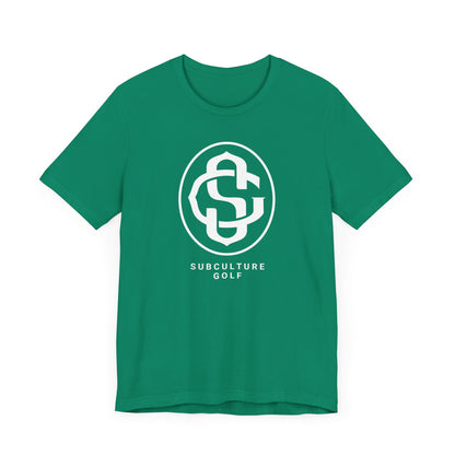 Monogram on Tee (White)