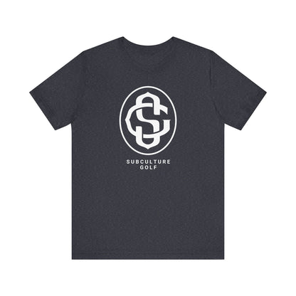 Monogram on Tee (White)