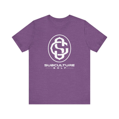 Monogram on Tee (White)