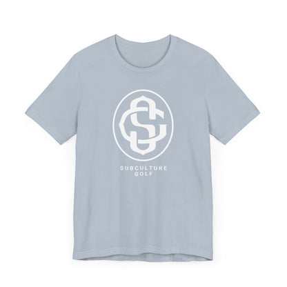Monogram on Tee (White)